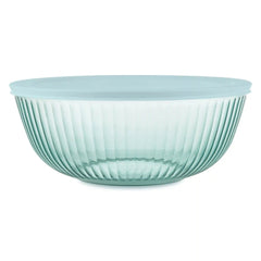 Pyrex® Colors Sculpted Tinted 4.5-quart Mixing Bowl with Lid, Aqua