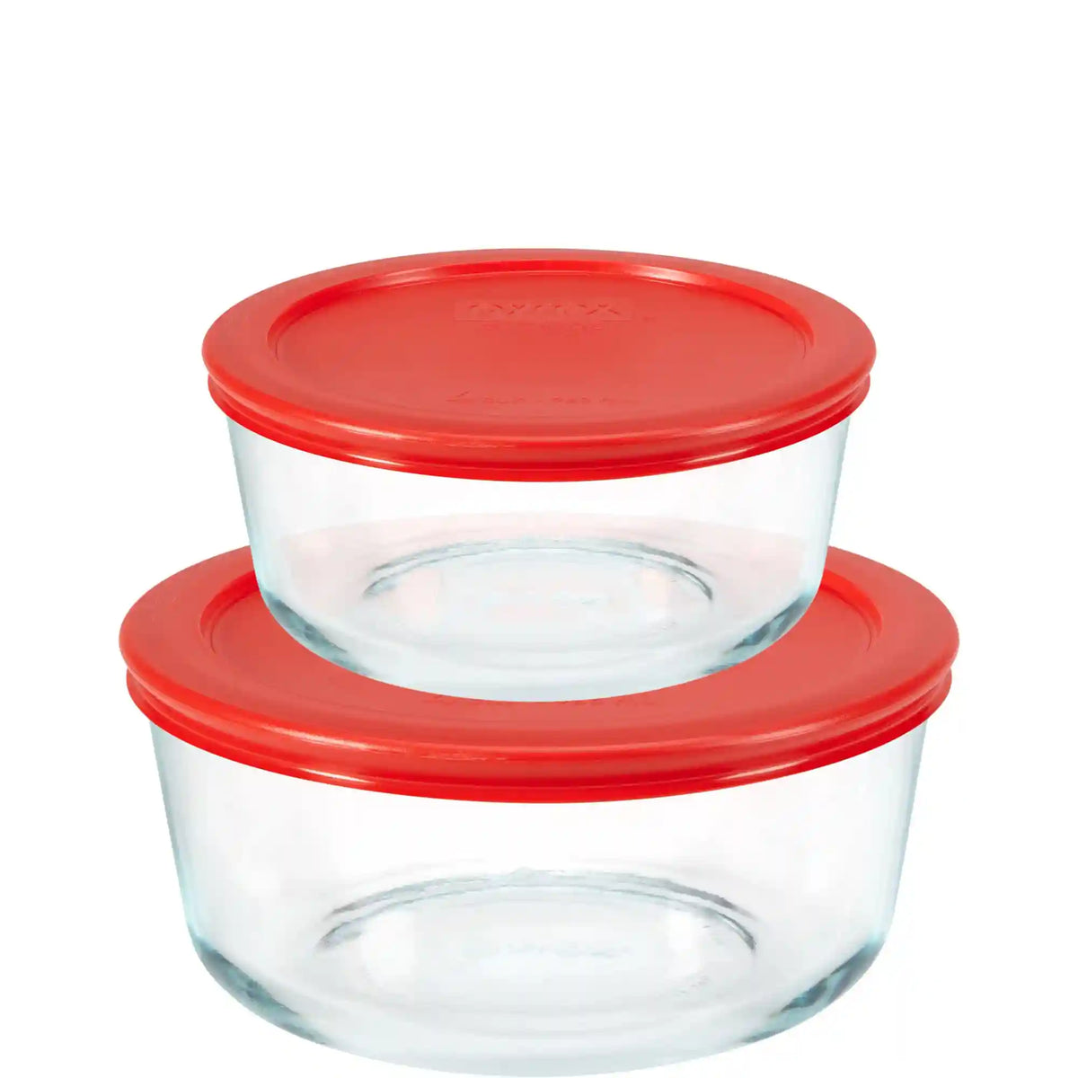 Pyrex® Simply Store® 4-piece Round Glass Storage Set